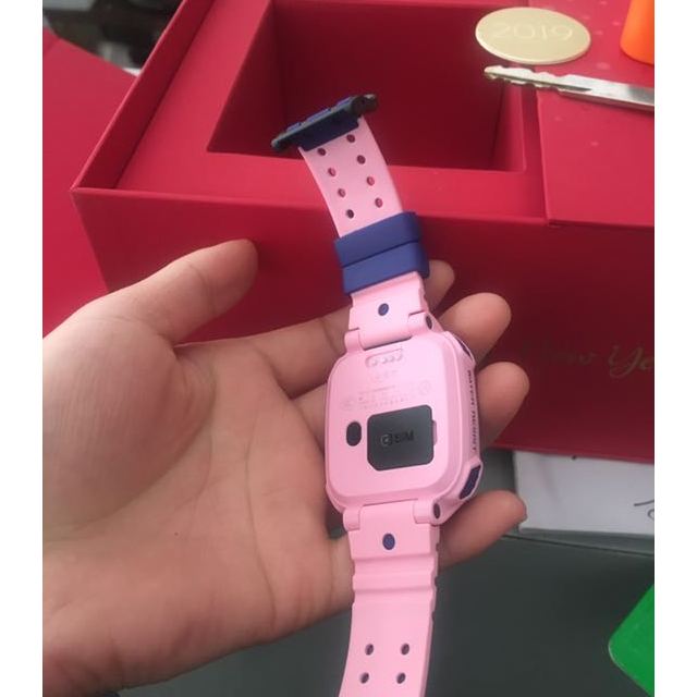 小天才电话手表z5新年礼盒版青粉 ipx8级智能防水 amoled彩色屏 gps