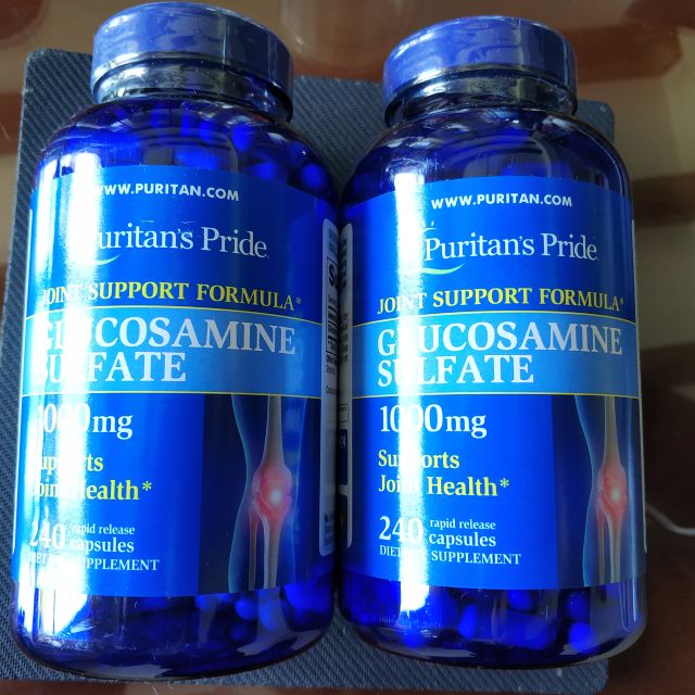 puritanspride普丽普莱氨糖维骨力胶囊1000毫克240粒瓶贝类提取物