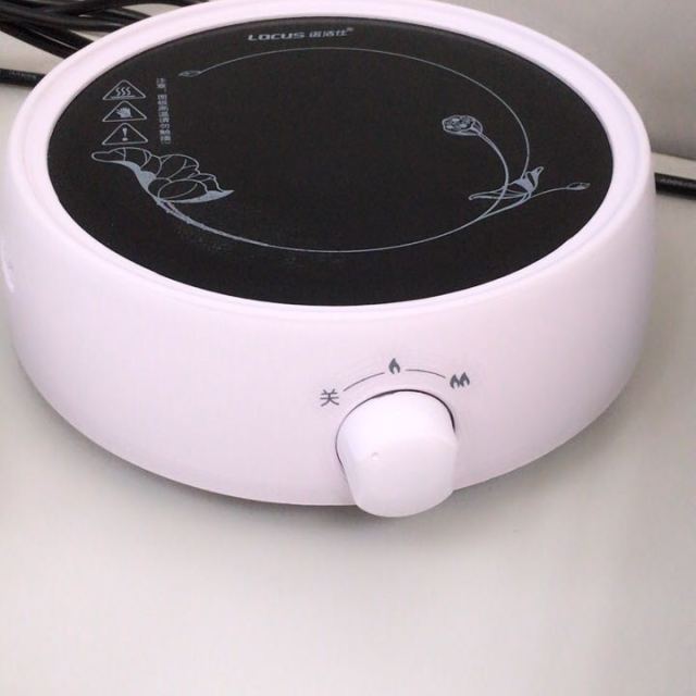 诺洁仕locus800w电陶炉煮茶器家用小茶炉电磁炉红外光波炉旋钮式 白色