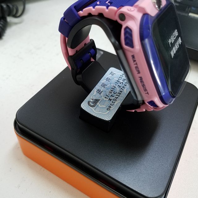 小天才儿童电话手表z5q青粉 360度防水gps定位智能手表 学生儿童移动