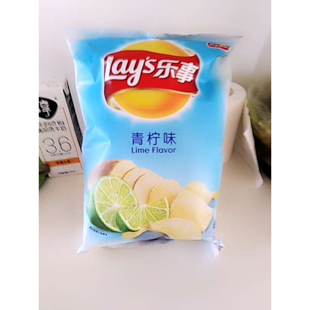 乐事青柠味75克袋装薯片