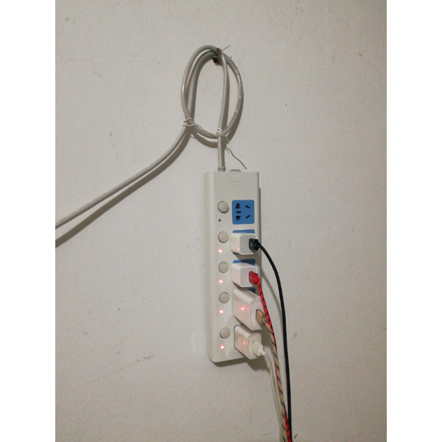 拳霸插座五位独立开关多开关型号2053插板插座插排接线板排插板拖线板