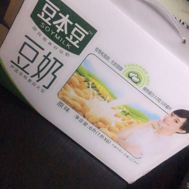 豆本豆原味豆奶1l66000ml盒装新老包装随机发货