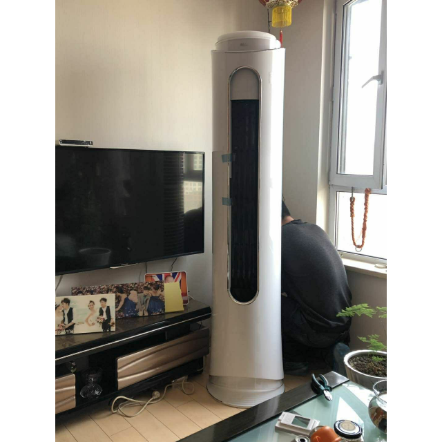 奥克斯(aux)雅典娜女神 2匹定频智能wifi控制 客厅适用圆柱柜机空调