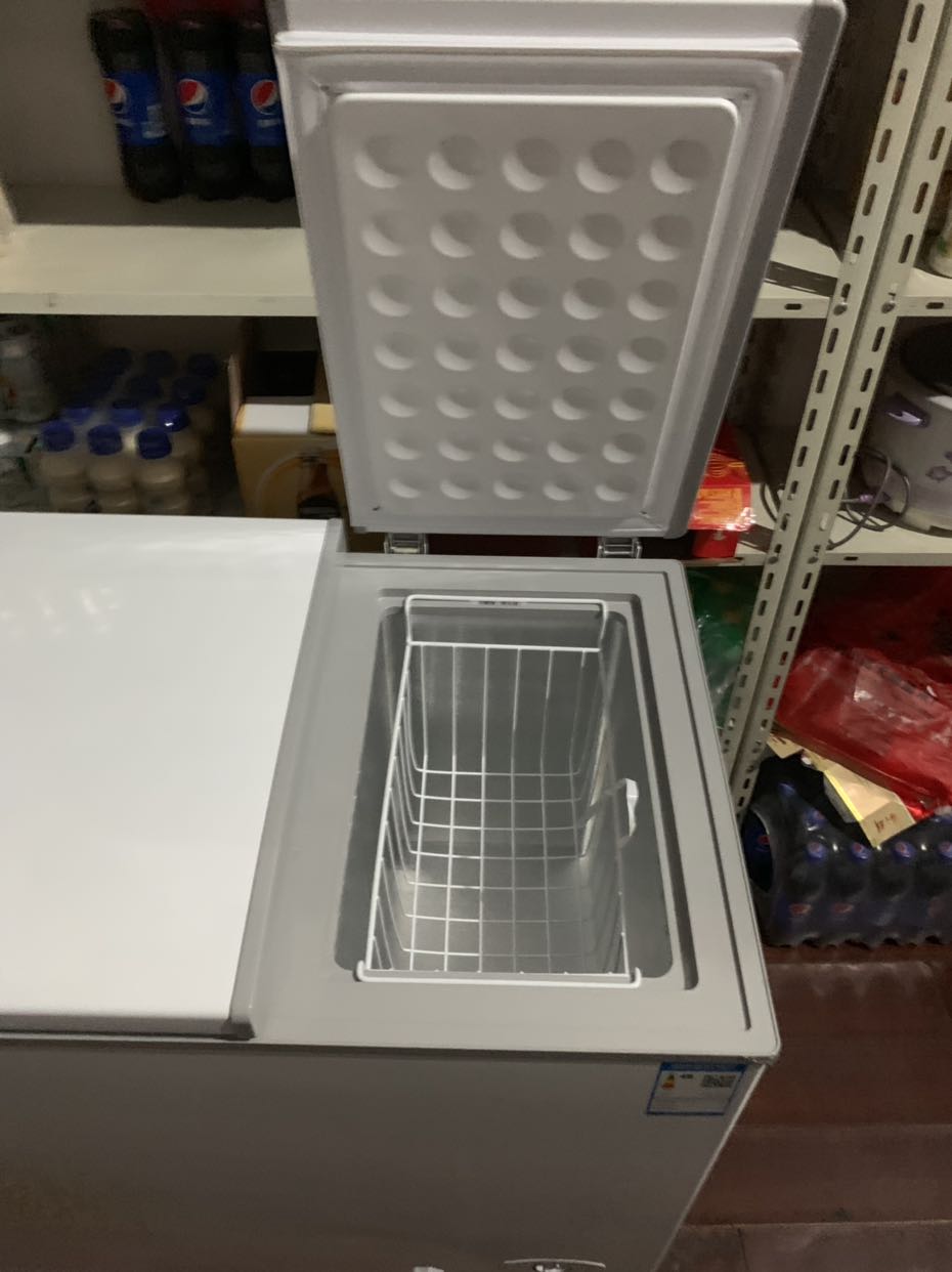 顶开门卧式冷柜 冰柜家用商用 双温双室双空间 节能大冰柜 bcd-200dkm