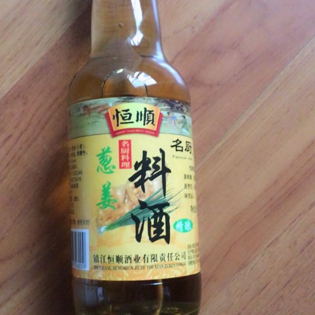 恆順蔥姜料酒480ml瓶