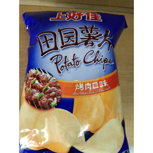 上好佳田园薯片烤肉口味80g