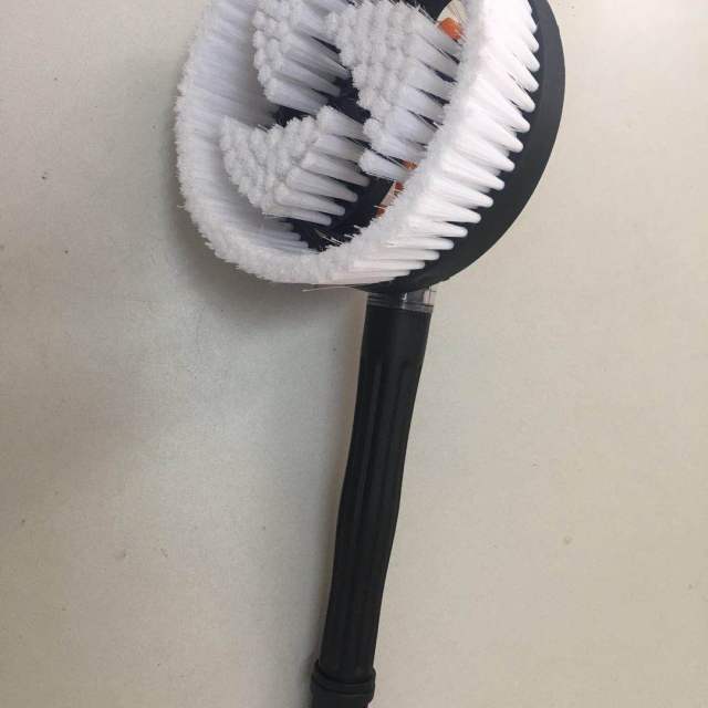 佳孚洗车旋转圆毛刷通水刷洗车毛刷洗车机配件三角刷1个