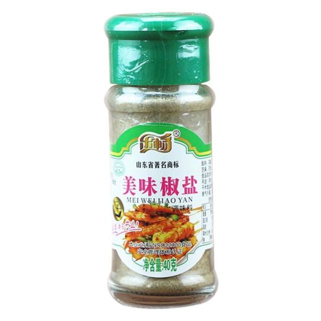 乐畅美味椒盐40g瓶装烤鱼烤羊肉串手抓饼蘸料撒料户外便携带调味料