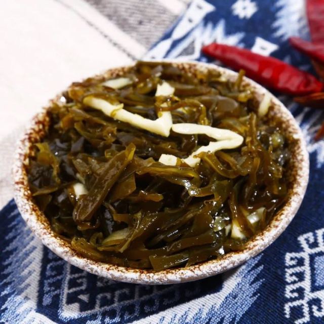 涨停板竹笋海带丝山椒味500g 凉拌海带丝休闲零食 独立小包装特产