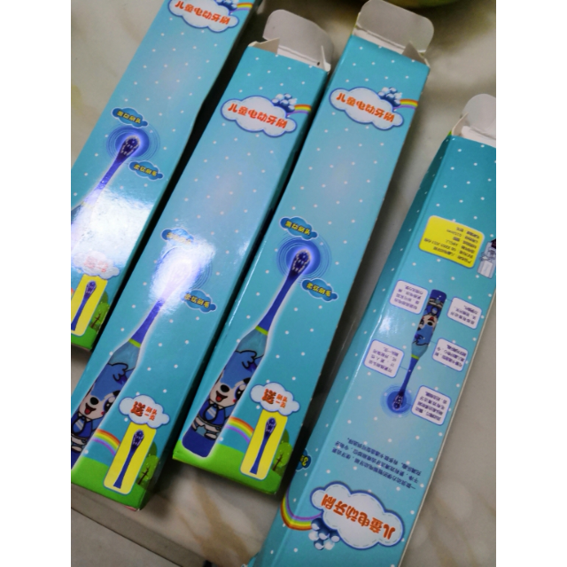 安利森电动牙刷儿童电动牙刷自动牙刷儿童声波震动电动牙刷精美卡