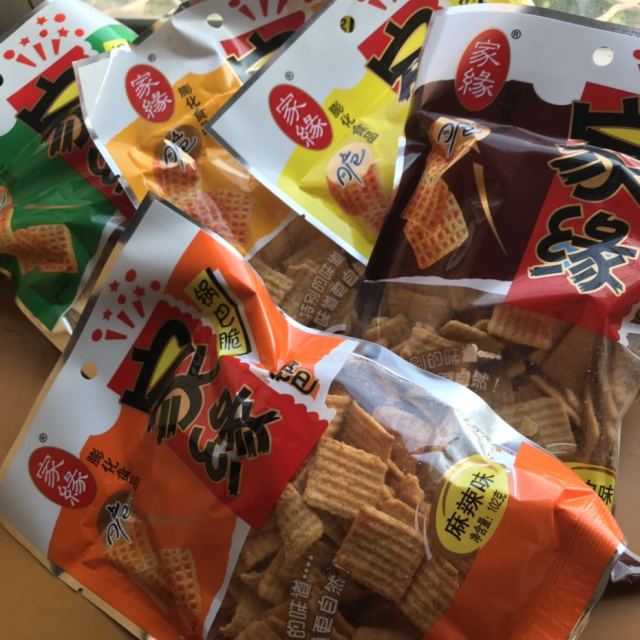 家缘好吃点黄豆脆锅巴锅巴麻辣味102g