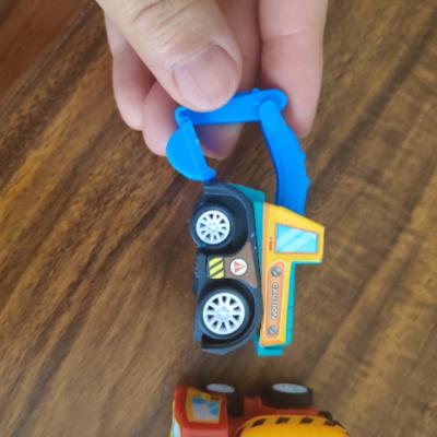 智恩堡/zhienb 儿童宝宝工程回力车消防惯性小汽车玩具儿童迷你推土搅拌挖掘机车模玩具 10只装晒单图