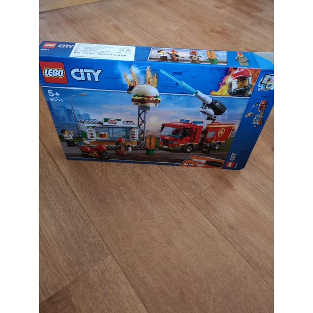 lego乐高city城市系列汉堡店消防救援60214