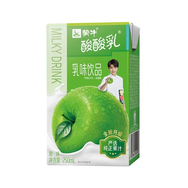 > 蒙牛 酸酸乳乳味饮品(草莓味)250ml×24盒 新老包装交替发货商品