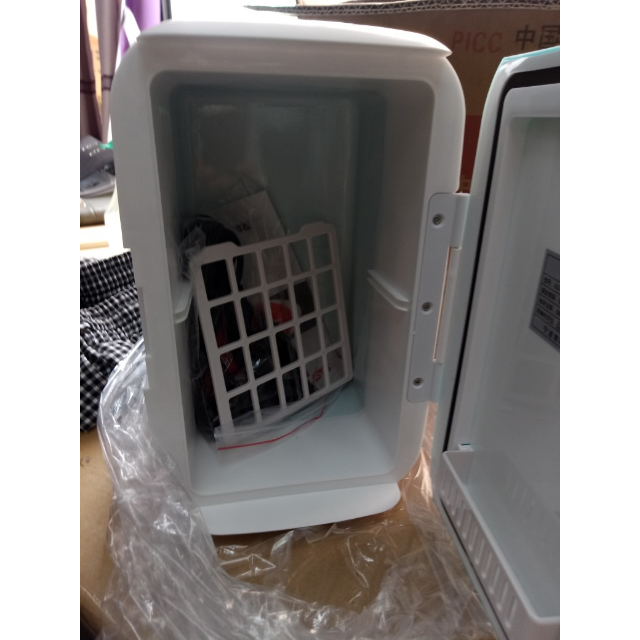 sast/先科6l制冷车载迷你小冰箱小型家用微型宿舍车家两用迷你冰箱