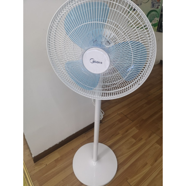 3档正常风速可调 5叶极简风格 机械控制台地两用 台扇高清大图|实物图