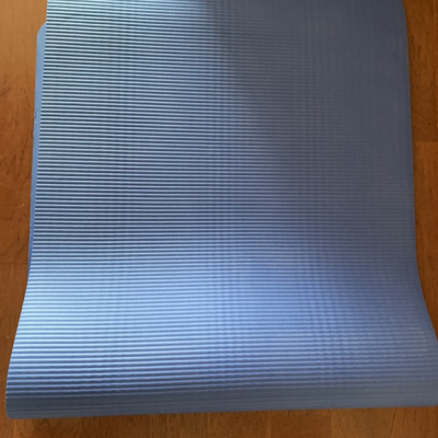爱玛莎Imassage瑜伽垫初学者加宽80CM防滑健身垫男士毯加厚NBR10mm加长瑜珈垫183*80cm 蓝色晒单图