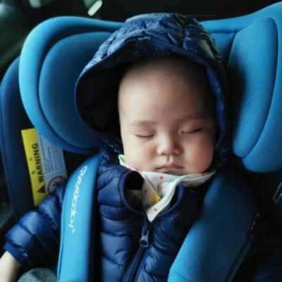 REEBABY瑞贝乐汽车儿童旋转安全座椅ISOFIX接口 0-12岁婴儿宝宝可躺 正反双向 0-36KG可使用 尼加拉蓝晒单图
