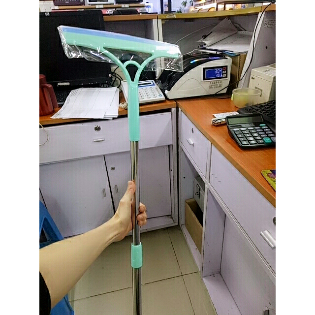 > 擦玻璃器全自动伸缩杆家用擦窗户双面刷玻璃刮水工具洗插高层擦玻