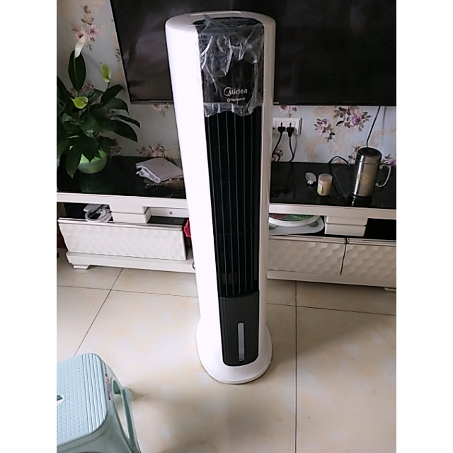 美的midea冷风扇aac12ar单冷空调扇快速制冷塔扇7l大水箱广域送风遥控