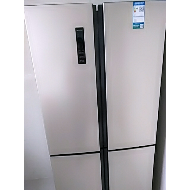 海信hisensebcd416wmk1dpt国民十字对开门冰箱矢量变频风冷无霜节能