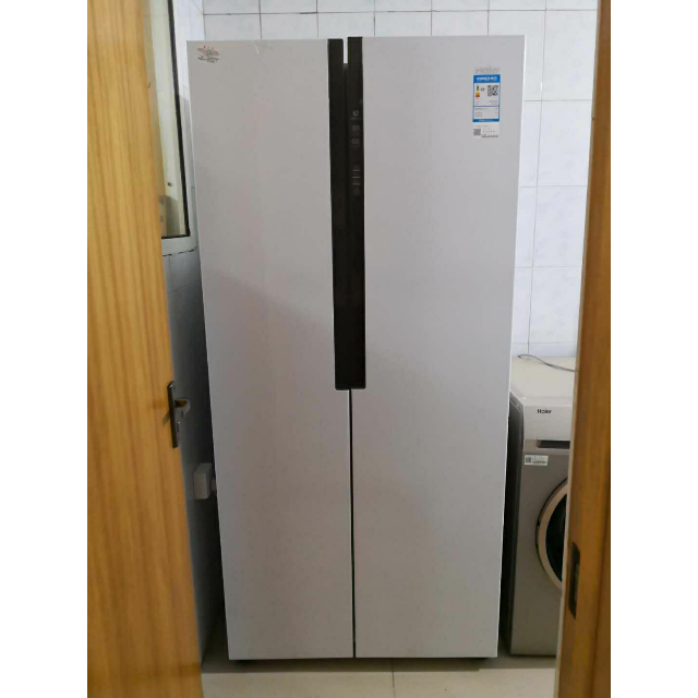 海尔(haier)bcd-452wdpf 452升对开门冰箱 风冷无霜 纤薄机身 厨装