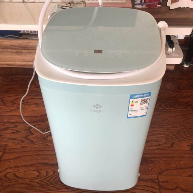 摩鱼moyuxqb30s1hplus摩鲸蓝3公斤kg加热智能app迷你洗衣机儿童母婴全