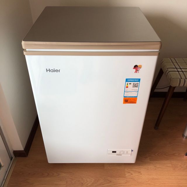 海爾(haier)bc/bd-103he 103升家用冰櫃 冷藏冷凍轉換櫃 頂開門小冰箱