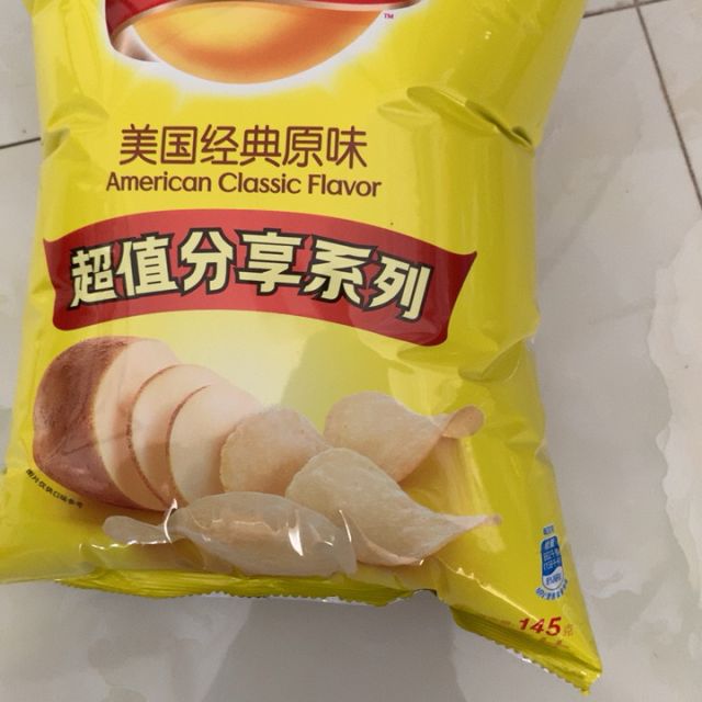 乐事lays薯片马铃薯片典145g袋装休闲零食