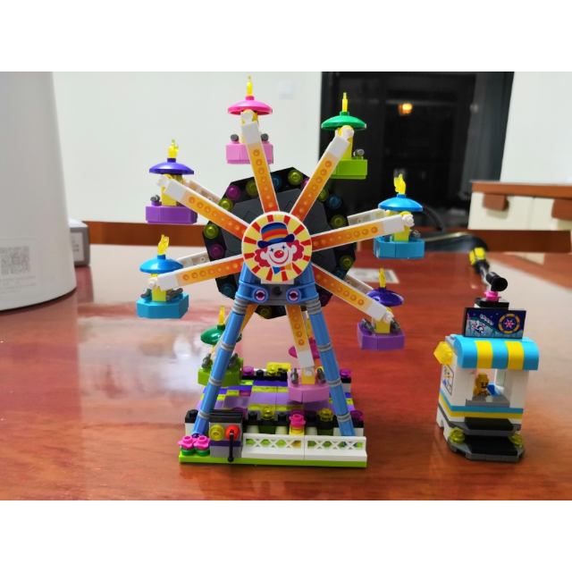 不兼容乐高积木玩具男孩 韩国梦幻乐园大街景益智玩具积木(摩天轮)
