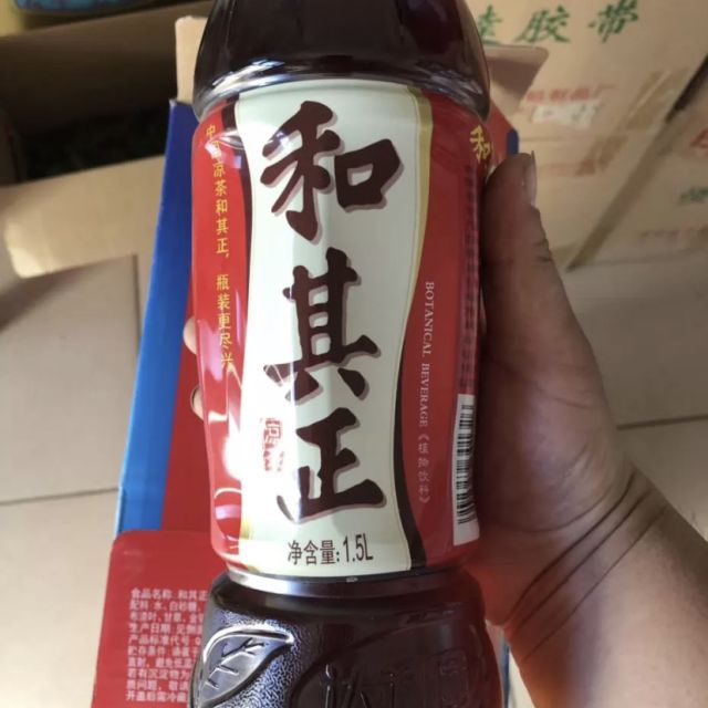 達利園和其正涼茶15l6瓶整箱