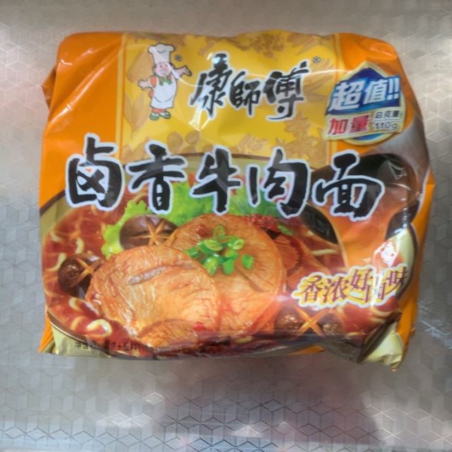康师傅 卤香牛肉面 五连包99g*5袋方便面您没有填写评价内容-苏宁易购