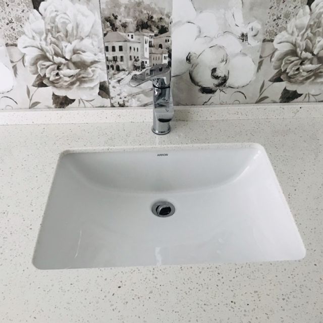 箭牌台下盆洗手盆嵌入式家用卫生间台下盆面盆洗面方形陶瓷洗脸盆