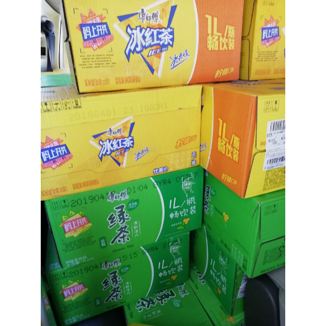 > 康师傅 蜂蜜茉莉味绿茶1l*12瓶 箱装 茶饮料(新老包装自然替换)商品