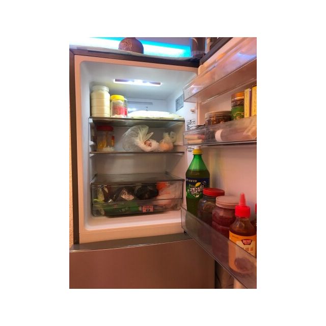 海尔(haier)bcd-216wmpt 冰箱三门 风冷无霜216升家用电冰箱节能静音