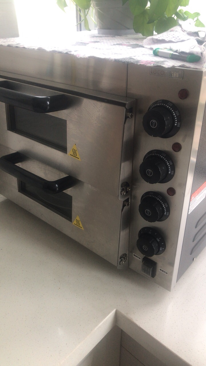 lecon/乐创 商用烤箱 烤炉双层蛋糕面包大烘炉设备电烤箱 二层披萨