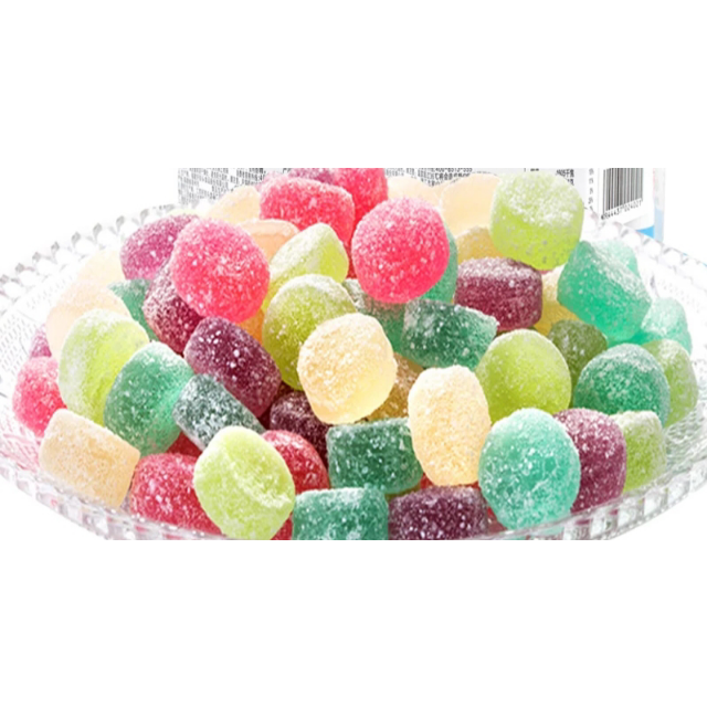小样糖果酸q糖桶装柠檬味540g儿童零食网红橡皮软糖