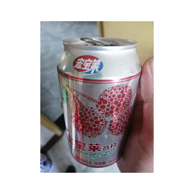 > 宏宝莱 碳酸饮料 荔枝味 荔枝 汽水 330ml*24听 整箱商品评价 >