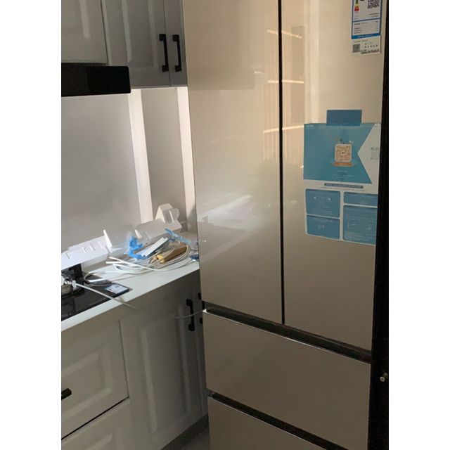 海尔(haier)bcd-331wdgq 331升法式多门冰箱 一级能效彩晶玻璃面板