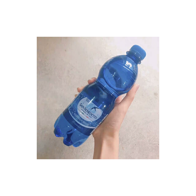 气泡矿泉水圣碧涛sanbenedetto天然矿泉水充气500ml瓶进口饮用水进口