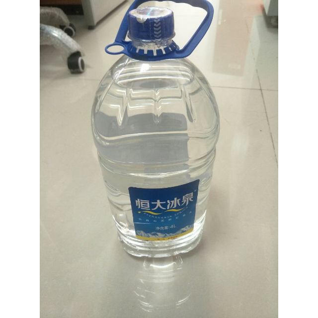 恒大冰泉4l*4 家庭會議桶裝水 天然礦泉水飲用水辦公室和家裡一直購買