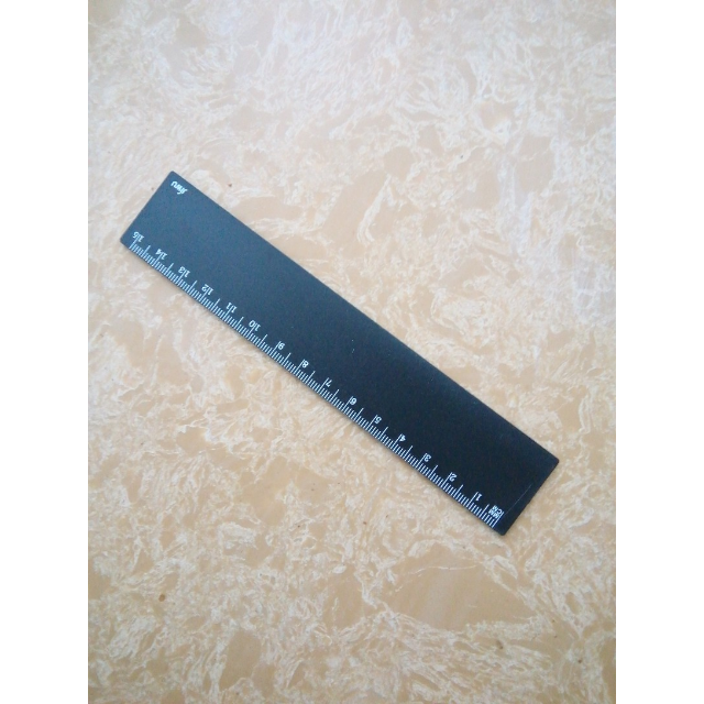 > 苏宁极物15cm双面直尺 学生办公便携短尺子 15cm刻度尺划线尺直尺1