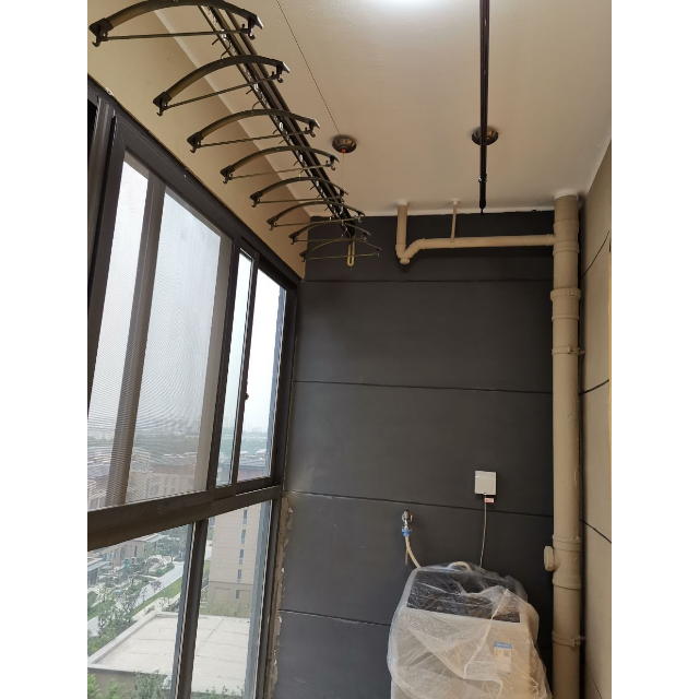 上门安装送12个衣架lianshangyi晾衣架阳台升降手摇双杆式晾衣杆晒