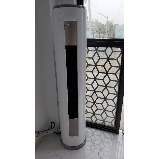 美的midea3匹智行3级能效客厅空调定频家用速冷暖圆柱式柜机空调kfr