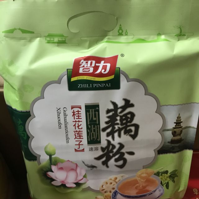 > 智力 桂花莲子西湖藕粉420g莲藕粉羹代餐粉(内含14小袋)商品评价 >