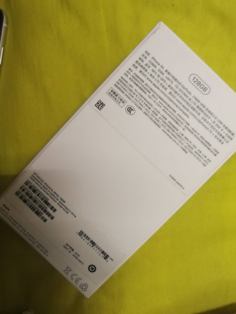 128gb 白色 移动联通电信全网通4g手机 双卡双待 苹果手机 iphonexr