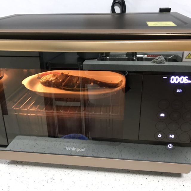 惠而浦(whirlpool)烤箱wto-cs261t 高端家用多功能电烤箱蒸汽烤箱