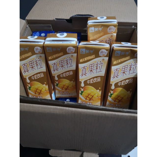 蒙牛mengniu真果粒牛奶饮品芒果口味康美包250ml12包