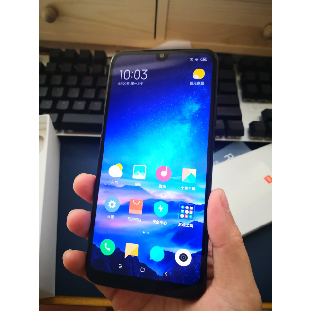 3gb 32gb 亮黑色 水滴全面屏拍照游戏智能手机双卡双待 小米 红米